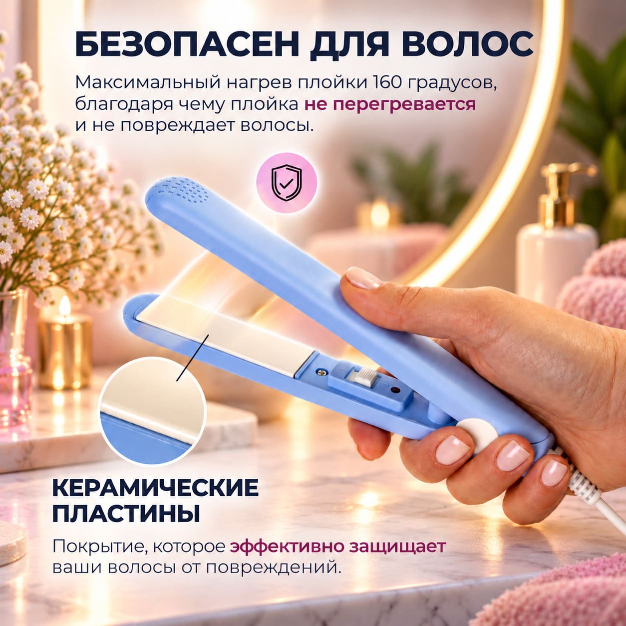 Гладкие пряди и локоны